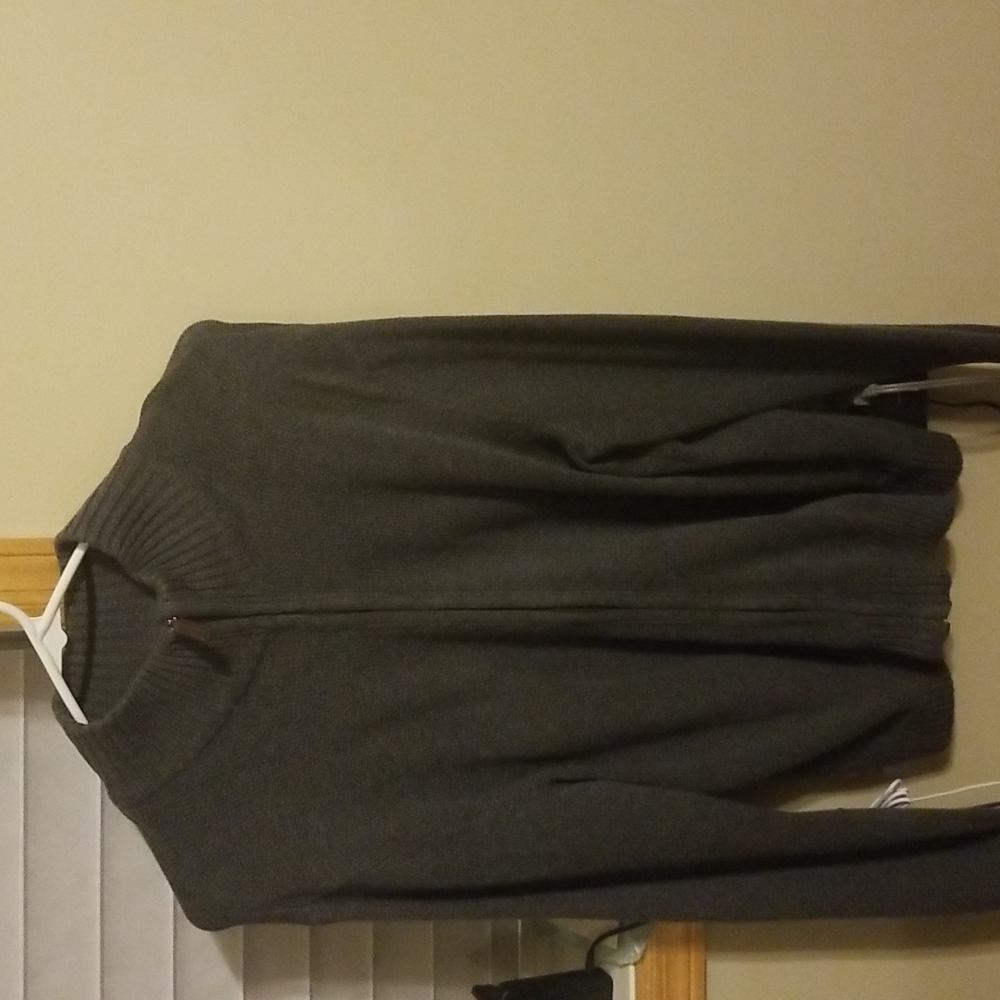 Gray Zip Sweater